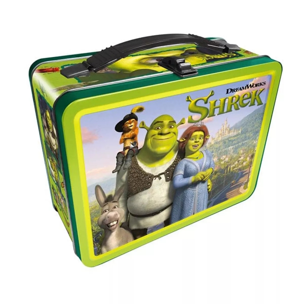 Dreamworks Shrek Green and Yellow Metal Lunch Box